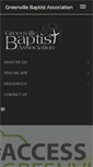 Mobile Screenshot of greenvillebaptist.org